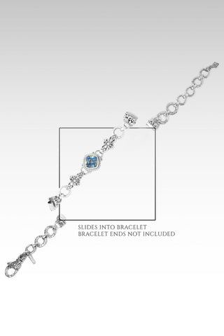 Linked in Love Interchangeable Bracelet Component™ in True Picasso™ Mystic Quartz - Bracelet Component - only found at SARDA™