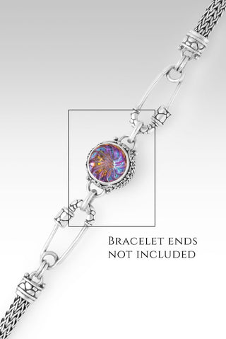 Linked in Unity Interchangeable Bracelet Component™ in Northern Lights™ Mystic Quartz - Component - only found at SARDA™