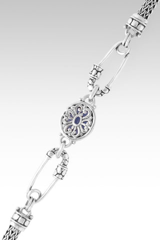 Linked in Unity Interchangeable Component™ in Blue Violet Fluorite - Single Stone - only found at SARDA™