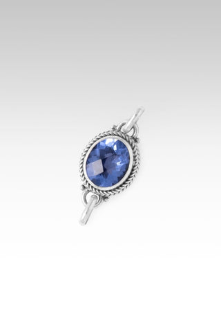 Linked in Unity Interchangeable Component™ in Blue Violet Fluorite - Single Stone - only found at SARDA™