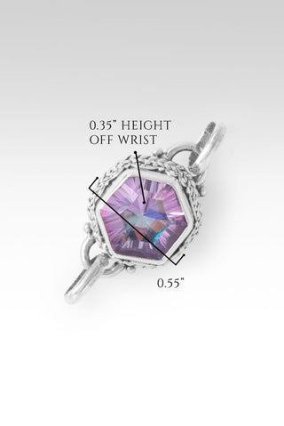 Linked in Unity Interchangeable Component™ in Lotus Blossom™ Mystic Quartz - Bracelet Component - only found at SARDA™