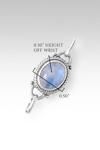 Linked in Unity Interchangeable Component™ in Rainbow Moonstone - Single Stone - only found at SARDA™