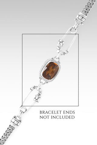 Linked in Unity Interchangeable Component™ in Whiskey Quartz - Single Stone - only found at SARDA™