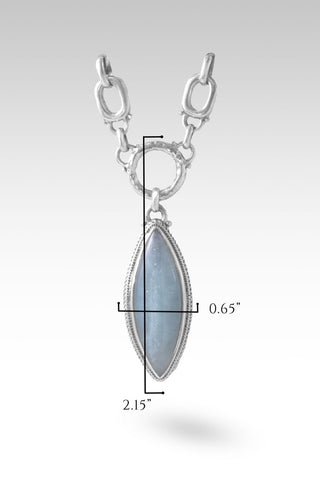 Linked in Unity Interchangeable Necklace Component™ in Aquamarine - Necklace Component - only found at SARDA™