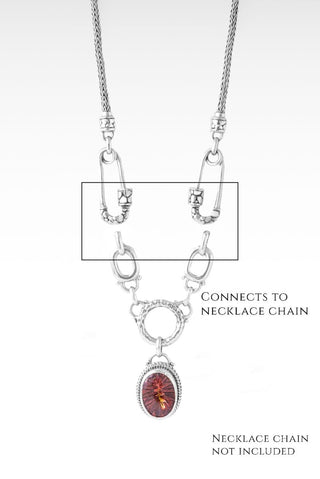 Linked in Unity Interchangeable Necklace Component™ in Haywards Muse™ Mystic Quartz - Necklace Component - only found at SARDA™