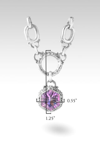 Linked in Unity Interchangeable Necklace Component™ in Lotus Blossom™ Mystic Quartz - Necklace Component - only found at SARDA™