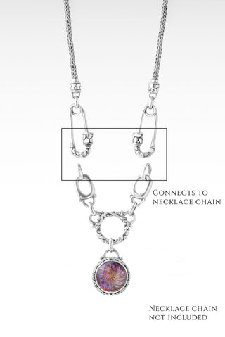 Linked in Unity Interchangeable Necklace Component™ in Northern Lights™ Mystic Quartz - Component - only found at SARDA™
