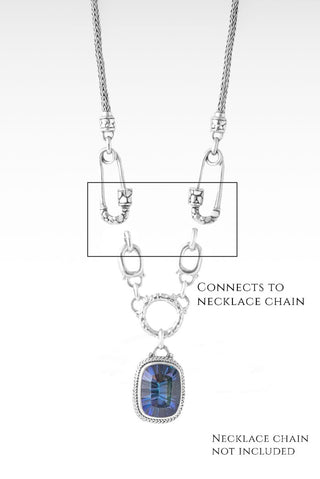 Linked in Unity Interchangeable Necklace Component™ in Odyssey Universe™ Mystic Quartz - Necklace Component - only found at SARDA™