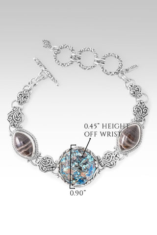 Listen To Creation Sing Bracelet™ in Chrysocolla & Black Zebra Jasper - Multi Stone - only found at SARDA™