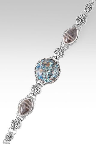 Listen To Creation Sing Bracelet™ in Chrysocolla & Black Zebra Jasper - Multi Stone - only found at SARDA™