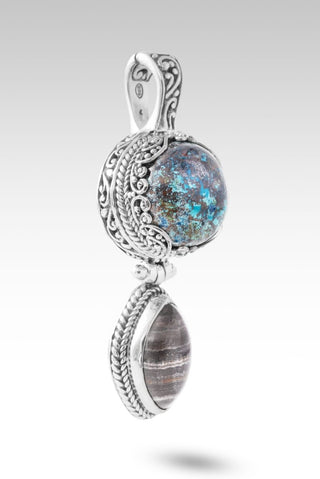 Listen To Creation Sing Pendant™ in Chrysocolla & Black Zebra Jasper - Multi Stone - only found at SARDA™