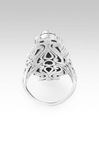 Listen To Creation Sing Ring™ in Black Zebra Jasper & Black Spinel - Statement - only found at SARDA™