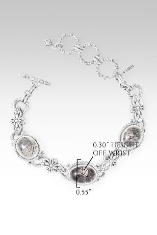 Live in Harmony Bracelet™ in Black Tourmalinated Quartz & Sagenitic Quartz - Multi Stone - only found at SARDA™