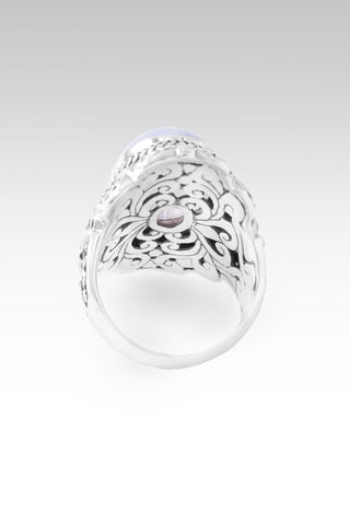 Live with Purpose Ring™ in Blue Lace Agate - Statement - only found at SARDA™