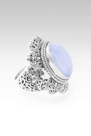 Live with Purpose Ring™ in Blue Lace Agate - Statement - only found at SARDA™