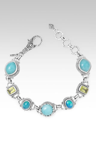 Living Water Bracelet™ in Amazonite, Paraiba Ethiopian Opal & Peridot - Multi Stone - only found at SARDA™