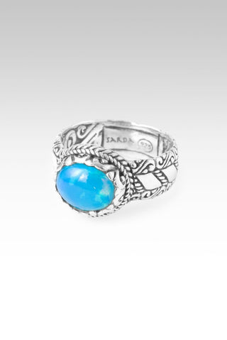 Living Water Ring™ in Paraiba Ethiopian Opal - Stackable - only found at SARDA™