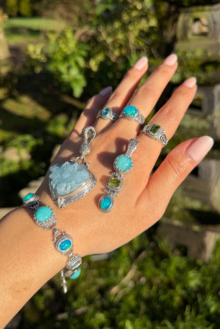 Living Water Ring™ in Peridot - Stackable - only found at SARDA™