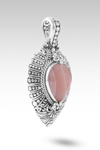 Lord Carry Me Pendant™ in Apricot Banded Agate - Single Stone - only found at SARDA™