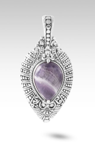 Lord Carry Me Pendant™ in Chevron Amethyst - Single Stone - only found at SARDA™