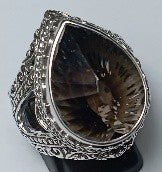 Lord Guide Me Ring™ in Smoky Quartz - Split Shank - only found at SARDA™