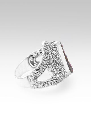 Lord Guide Me Ring™ in Titanium Drusy - Split Shank - only found at SARDA™