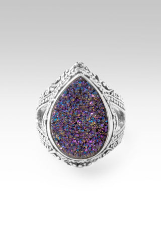 Lord Guide Me Ring™ in Titanium Drusy - Split Shank - only found at SARDA™