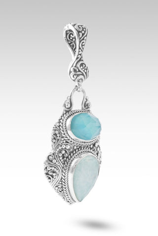 Lord, I Need More Pendant™ in Amazonite Mother of Pearl Quartz & Paraiba Mother of Pearl Quartz - Multi Stone - only found at SARDA™