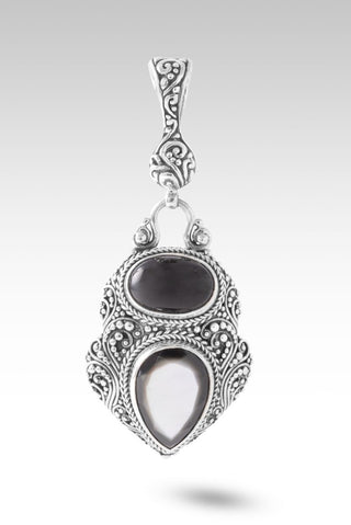 Lord, I Need More Pendant™ in Black Mother of Pearl & Black Star Diopside - Multi Stone - only found at SARDA™