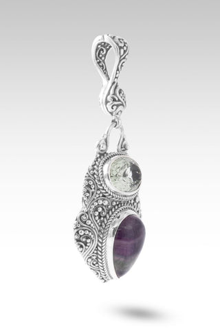 Lord, I Need More Pendant™ in Rainbow Fluorite & Prasiolite - Multi Stone - only found at SARDA™