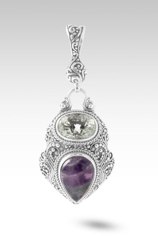 Lord, I Need More Pendant™ in Rainbow Fluorite & Prasiolite - Multi Stone - only found at SARDA™