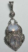 Lord, I Need More Pendant™ in Rose Quartz & Lavender Moon Quartz - Multi Stone - only found at SARDA™