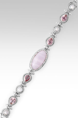 Love Conquers Fear Bracelet™ in Pink Aragonite, J P Topaz™ Mystic Topaz & Freshwater Pearl - Multi Stone - only found at SARDA™