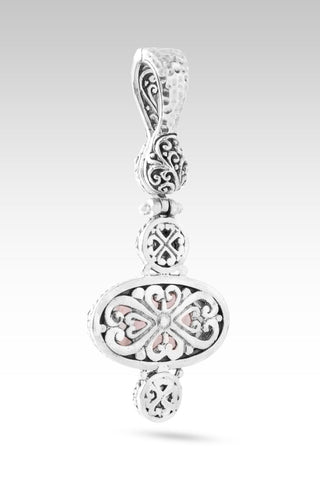 Love Conquers Fear Pendant™ in Pink Aragonite, J P Topaz™ Mystic Topaz & Freshwater Pearl - Multi Stone - only found at SARDA™