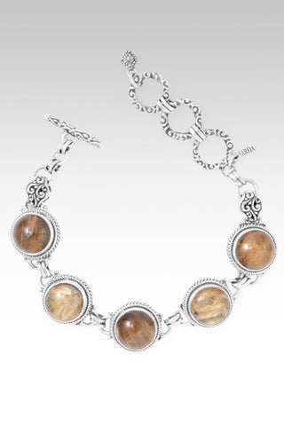 Love Destroys Fear Bracelet™ in Copper Rutilated Quartz & Gold Rutilated Quartz - Multi Stone - only found at SARDA™