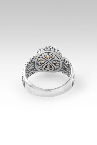 Love Destroys Fear Ring III™ in Gold Rutilated Quartz - Dinner - only found at SARDA™