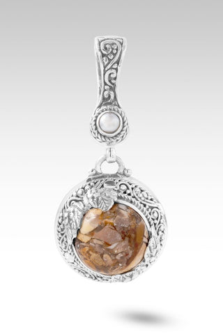 Love Heals Pendant™ in Brecciated Mookaite & Freshwater Pearl - Multi Stone - only found at SARDA™