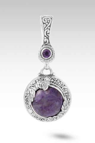 Love Heals Pendant™ in Charoite & Amethyst - Multi Stone - only found at SARDA™