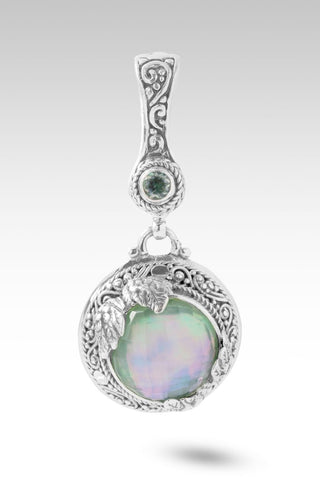 Love Heals Pendant™ in Sea Green Chalcedony Mother of Pearl Quartz & Bali Crush™ Mystic Topaz - Multi Stone - only found at SARDA™
