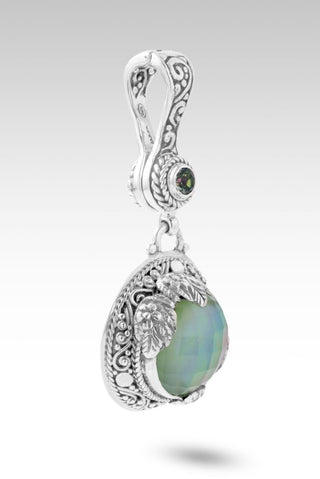 Love Heals Pendant™ in Sea Green Chalcedony Mother of Pearl Quartz & Bali Crush™ Mystic Topaz - Multi Stone - only found at SARDA™