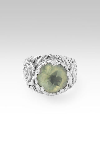 Love In & Thru It Ring™ in Phantom Rutile Prehnite - Dinner - only found at SARDA™
