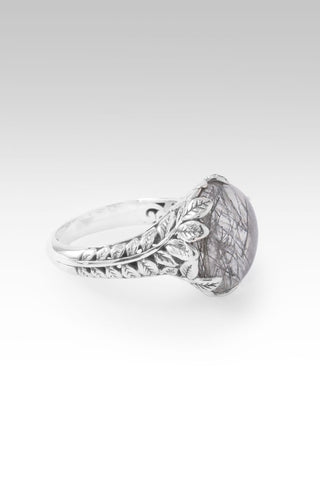 Love Me So Ring™ in Black Tourmalinated Quartz - Dinner - only found at SARDA™