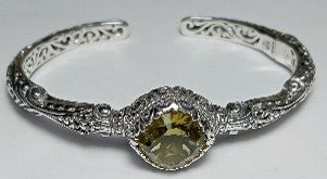 Love One Another Cuff Bracelet II™ in Olive Quartz - Cuff - only found at SARDA™