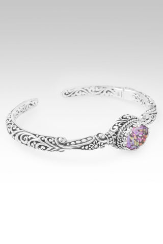 Love One Another Cuff Bracelet™ in British Tearose™ Mystic Quartz - Cuff - only found at SARDA™