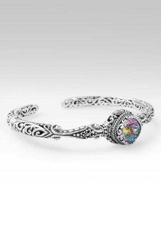 Love One Another Cuff Bracelet™ in Pink Vapor™ Mystic Quartz - Cuff - only found at SARDA™