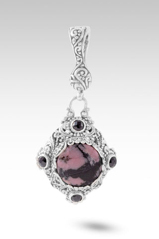 Love Restores Broken Pendant™ in Rhodonite & Black Spinel - Multi Stone - only found at SARDA™
