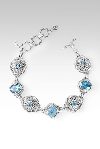 Love Singin' UR Praises Bracelet™ in Arctic Blue Topaz & Swiss Blue Topaz - Multi Stone - only found at SARDA™