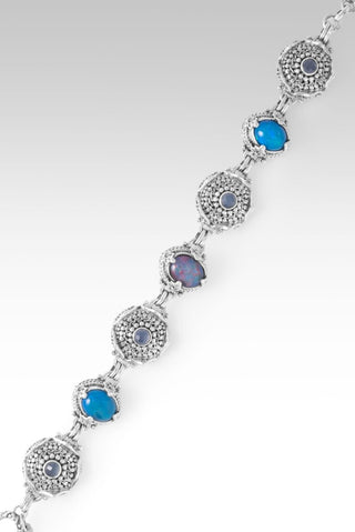 Love Singin' UR Praises Bracelet™ in Australian Opal, Paraiba Ethiopian Opal & Serenity Blue Chalcedony - Multi Stone - only found at SARDA™