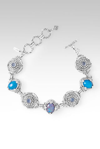Love Singin' UR Praises Bracelet™ in Australian Opal, Paraiba Ethiopian Opal & Serenity Blue Chalcedony - Multi Stone - only found at SARDA™