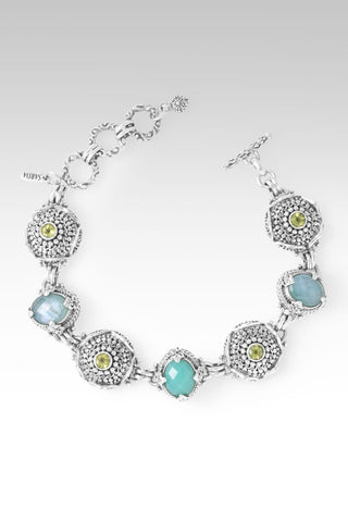 Love Singin' UR Praises Bracelet™ in Chrysoprase, Sea Green Chalcedony Mother of Pearl Quartz & Peridot - Multi Stone - only found at SARDA™